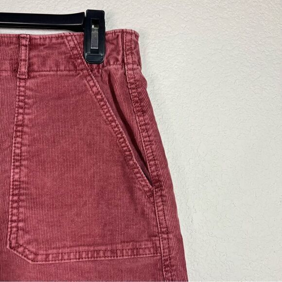 American Eagle Outfitters Mauve Stretch Corduroy Mini Skirt Women's Size 6 - Picture 4 of 7
